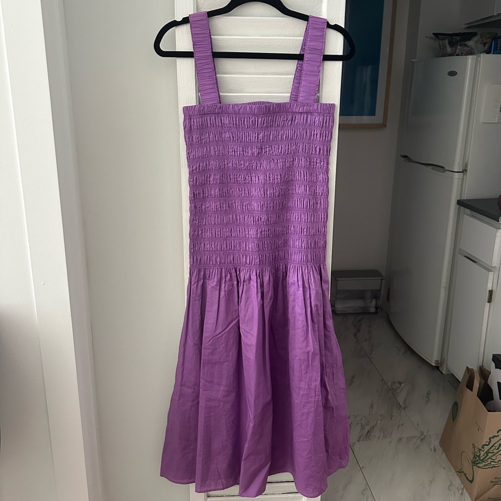 NWT Rails Seville Drop Waist Midi Dress Purple
